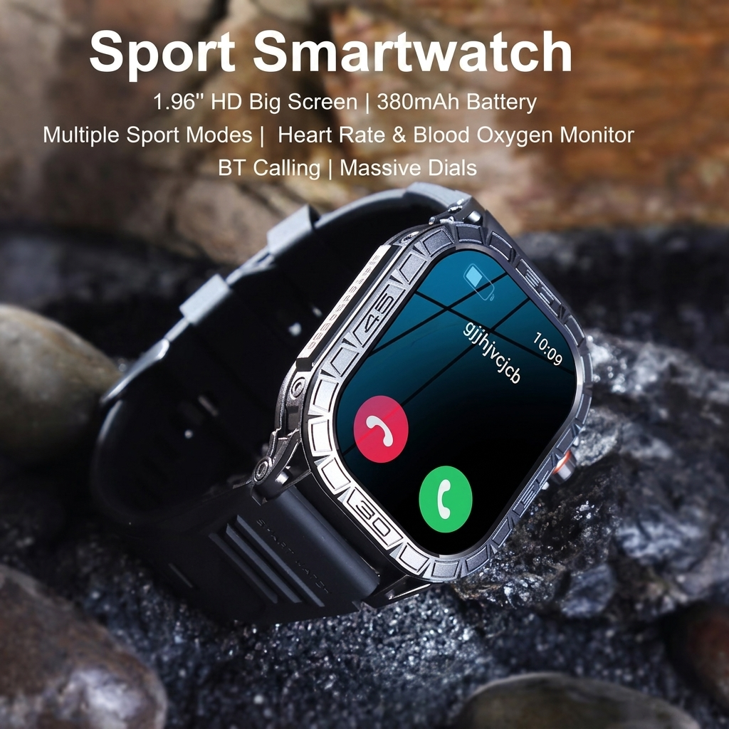 K63 Ultra Smartwatch - Calls, Messaging, GPS, Heart rate, Music & more